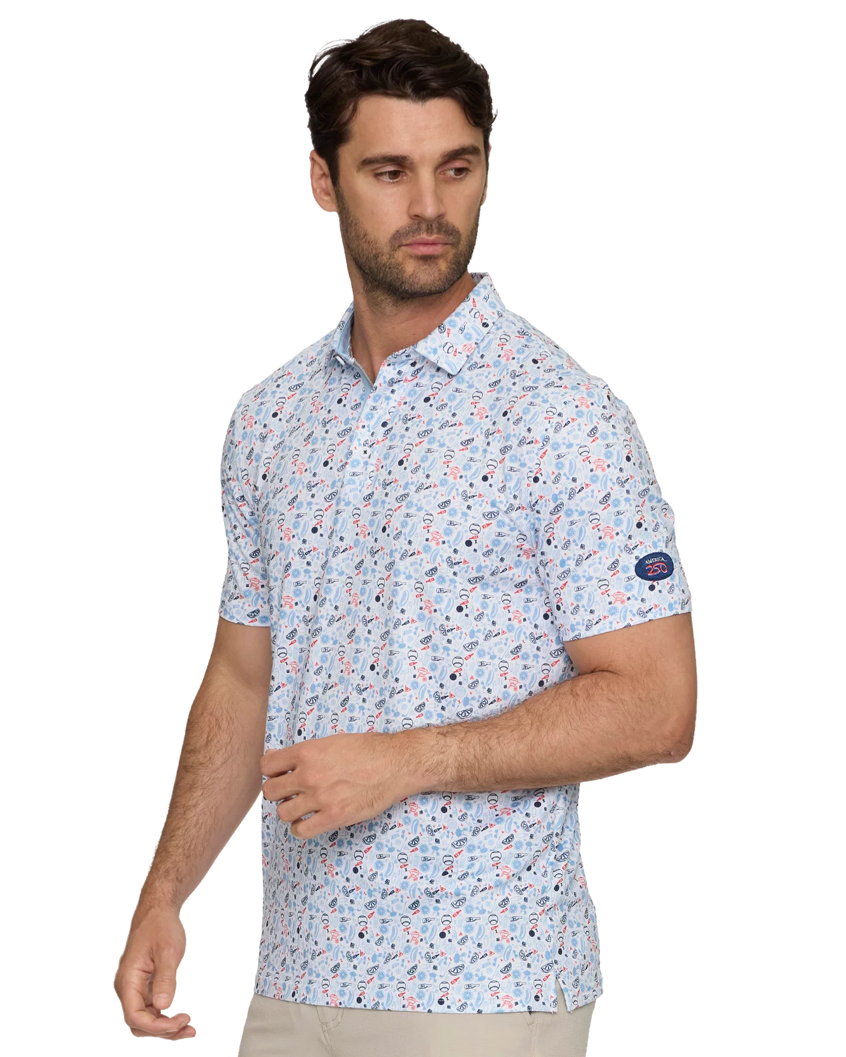 MVP Polo - White BBQ Combo