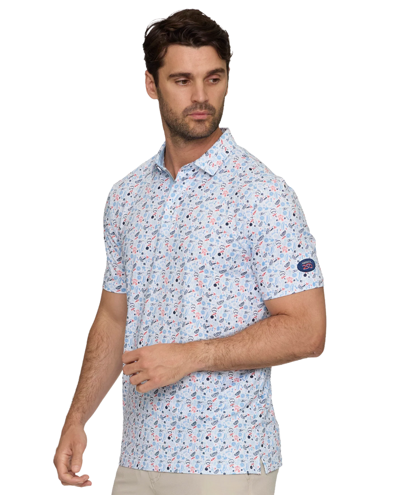 MVP Polo - White BBQ Combo