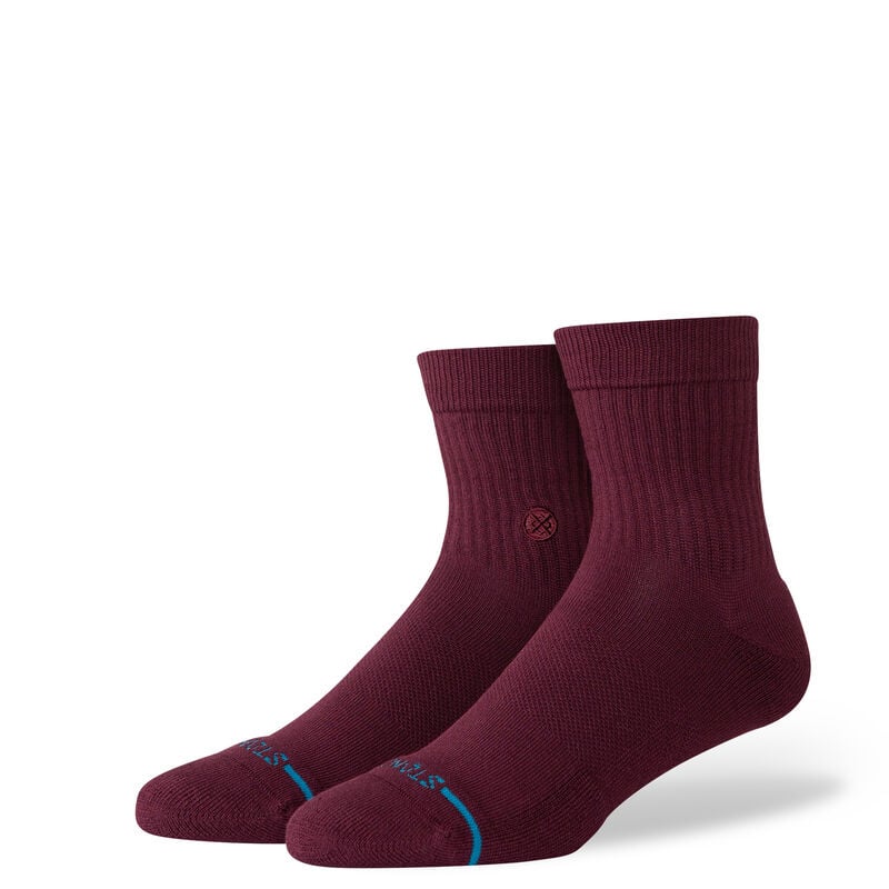 Icon Quarter Crew- Wine - STANCE