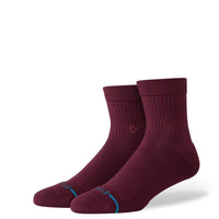 Icon Quarter Crew- Wine - STANCE