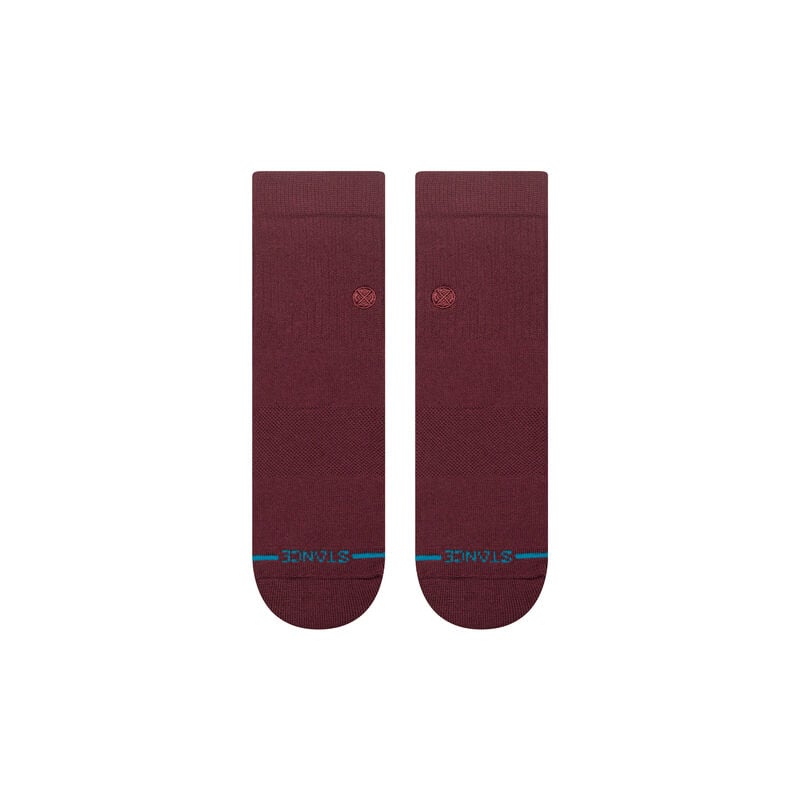 Icon Quarter Crew- Wine - STANCE