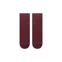 Icon Quarter Crew- Wine - STANCE