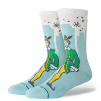 Elf X STANCE Crew Socks - Ice Blue