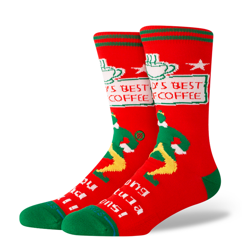 Elf X STANCE Crew Socks - Red