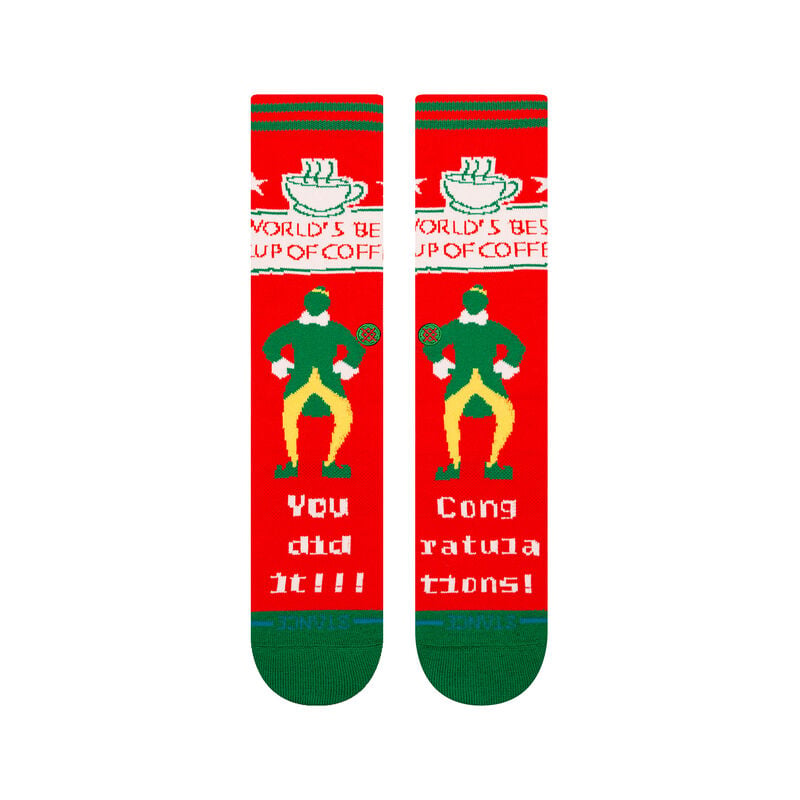 Elf X STANCE Crew Socks - Red