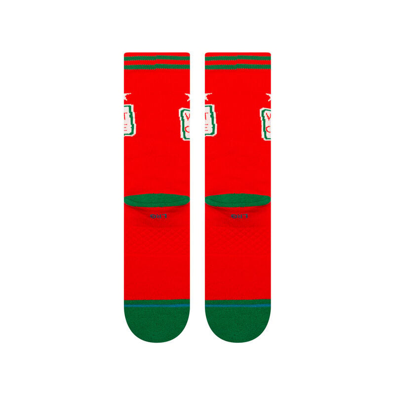 Elf X STANCE Crew Socks - Red