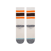 STANCE Boyd Stripe Crew Socks Off White