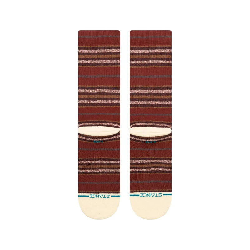 STANCE Butter Blend Crew Socks- Wilfred Maroon