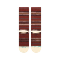 STANCE Butter Blend Crew Socks- Wilfred Maroon