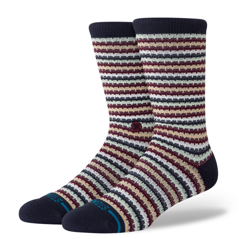 Cotton Crew Medium Cushion - Waffle Knit Navy