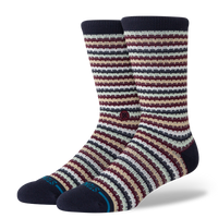 Cotton Crew Medium Cushion - Waffle Knit Navy