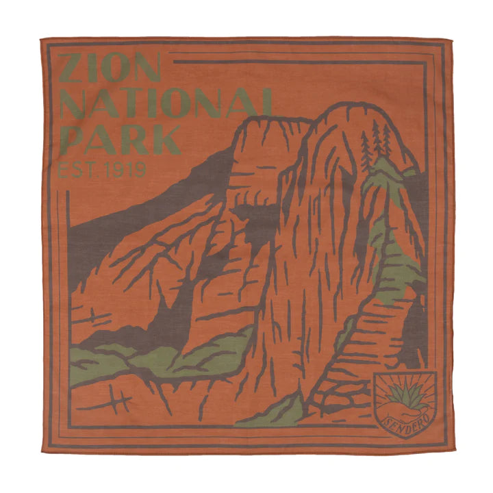 Zion National Park Bandana - Sendero