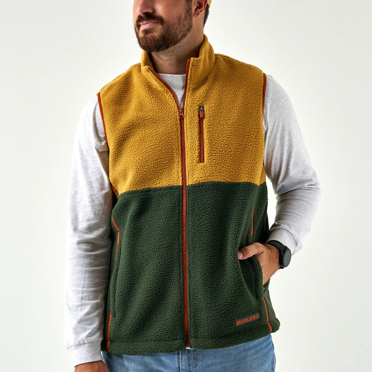 Burlebo Montana Vest - Multi Timber