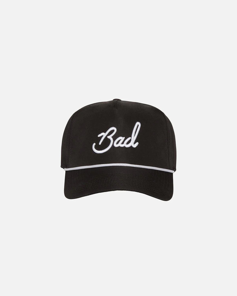 "Bad" Rope Golf Hat - Black