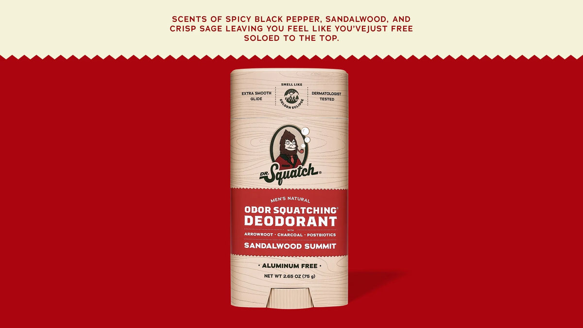 Dr. Squatch Sandalwood Summit Deodorant