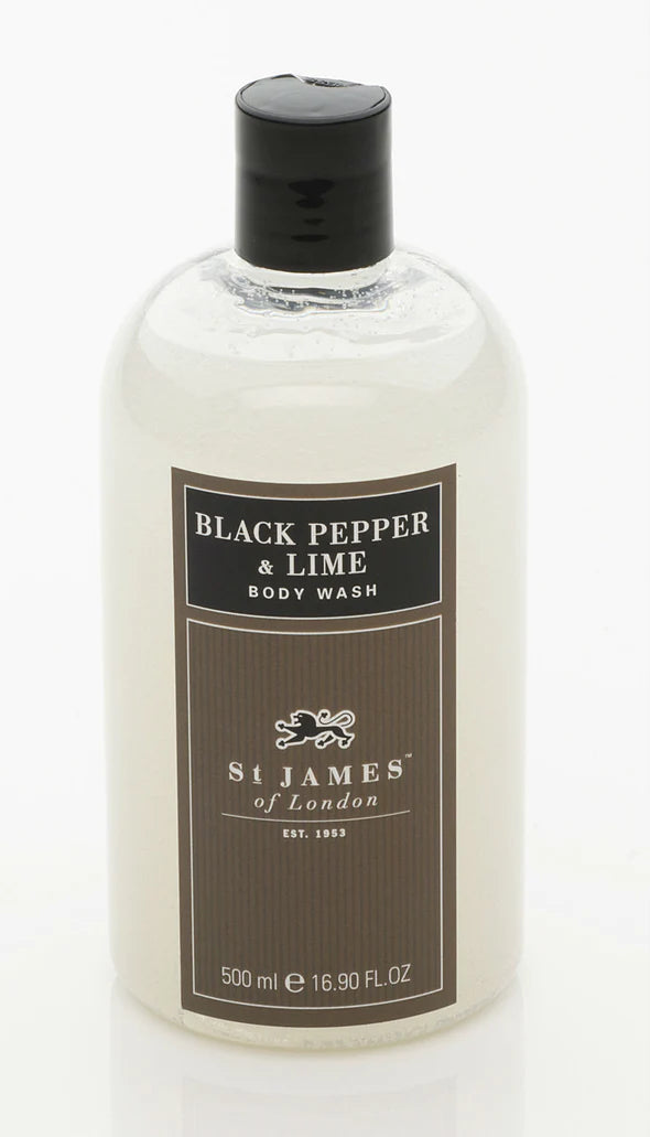 Black Pepper and Lime Body Wash - St. James of London