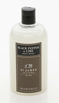 Black Pepper and Lime Body Wash - St. James of London