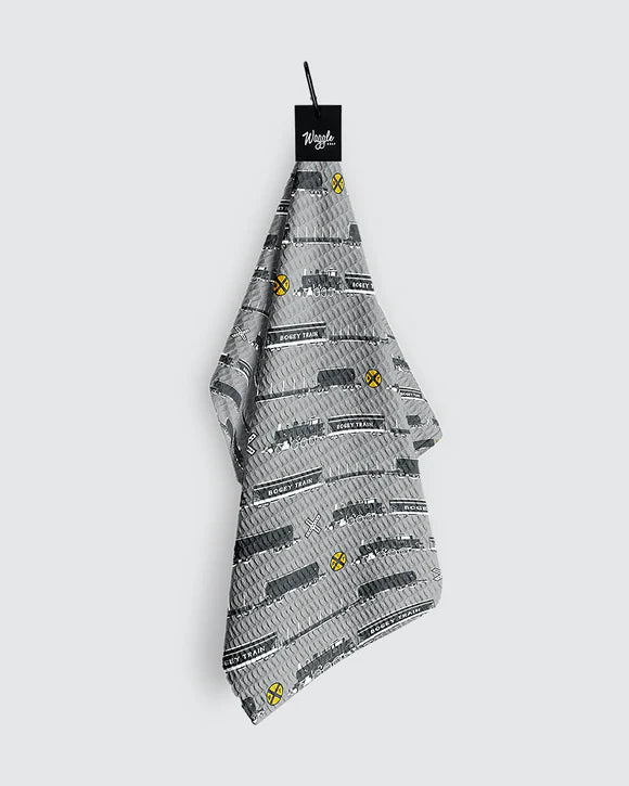 Bogey Train Magnetic Golf Towel