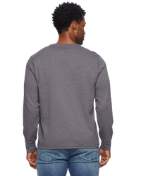 F&A - CHATSWORTH SOFT WAFFLE HENLEY - Charcoal