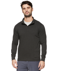 F&A - HERO STRETCH KNIT 1/4-ZIP - Charcoal