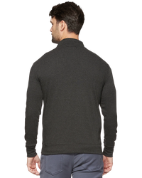 F&A - HERO STRETCH KNIT 1/4-ZIP - Charcoal