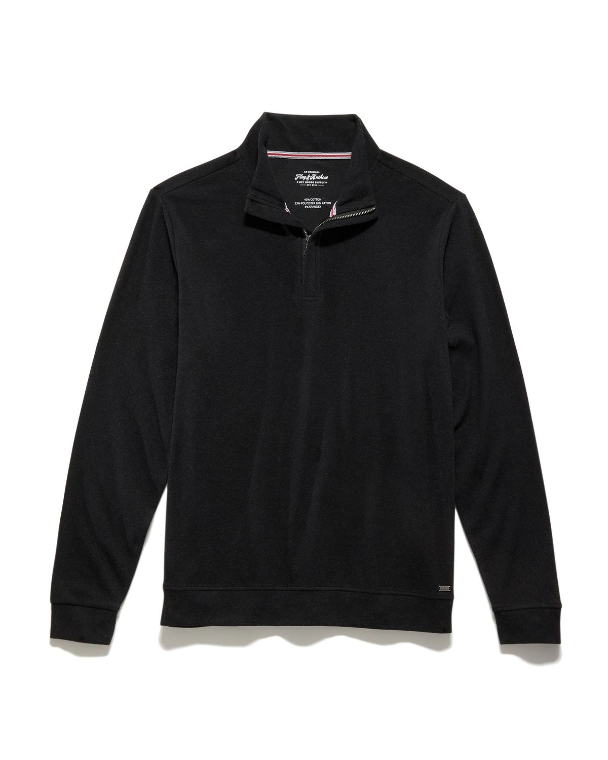 F&A - HERO STRETCH KNIT 1/4-ZIP - Charcoal