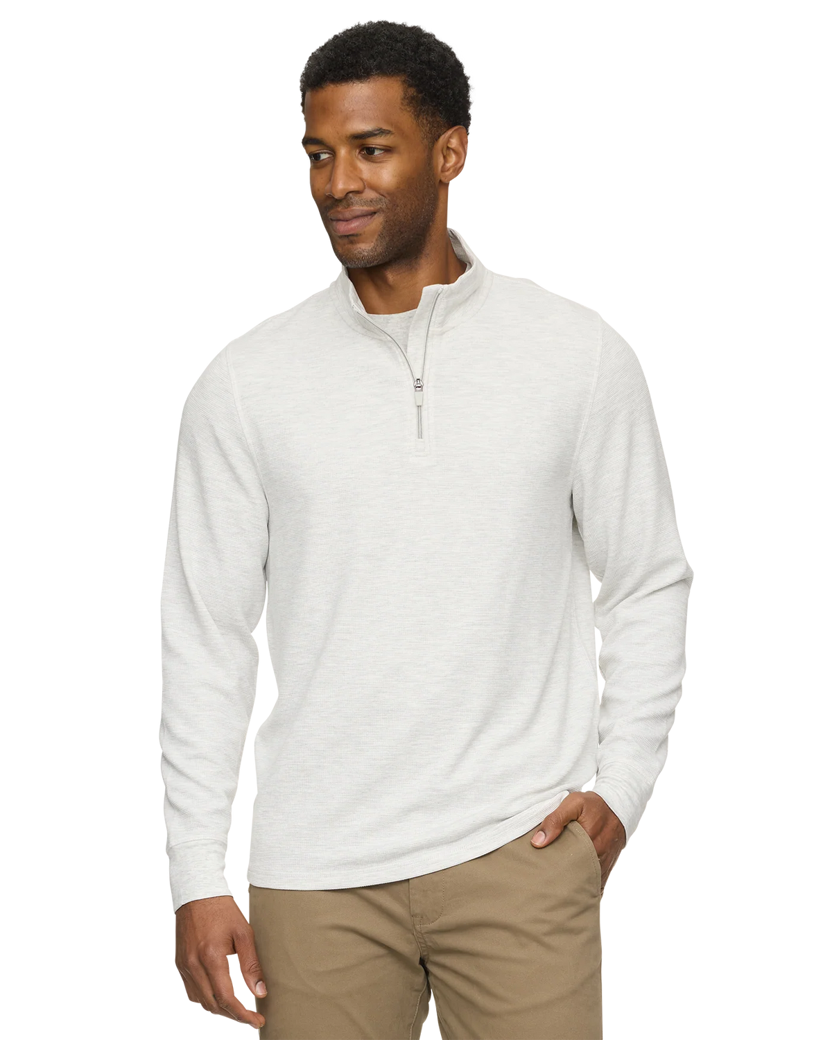 Summit Super Soft 1/4 Zip - Light Grey