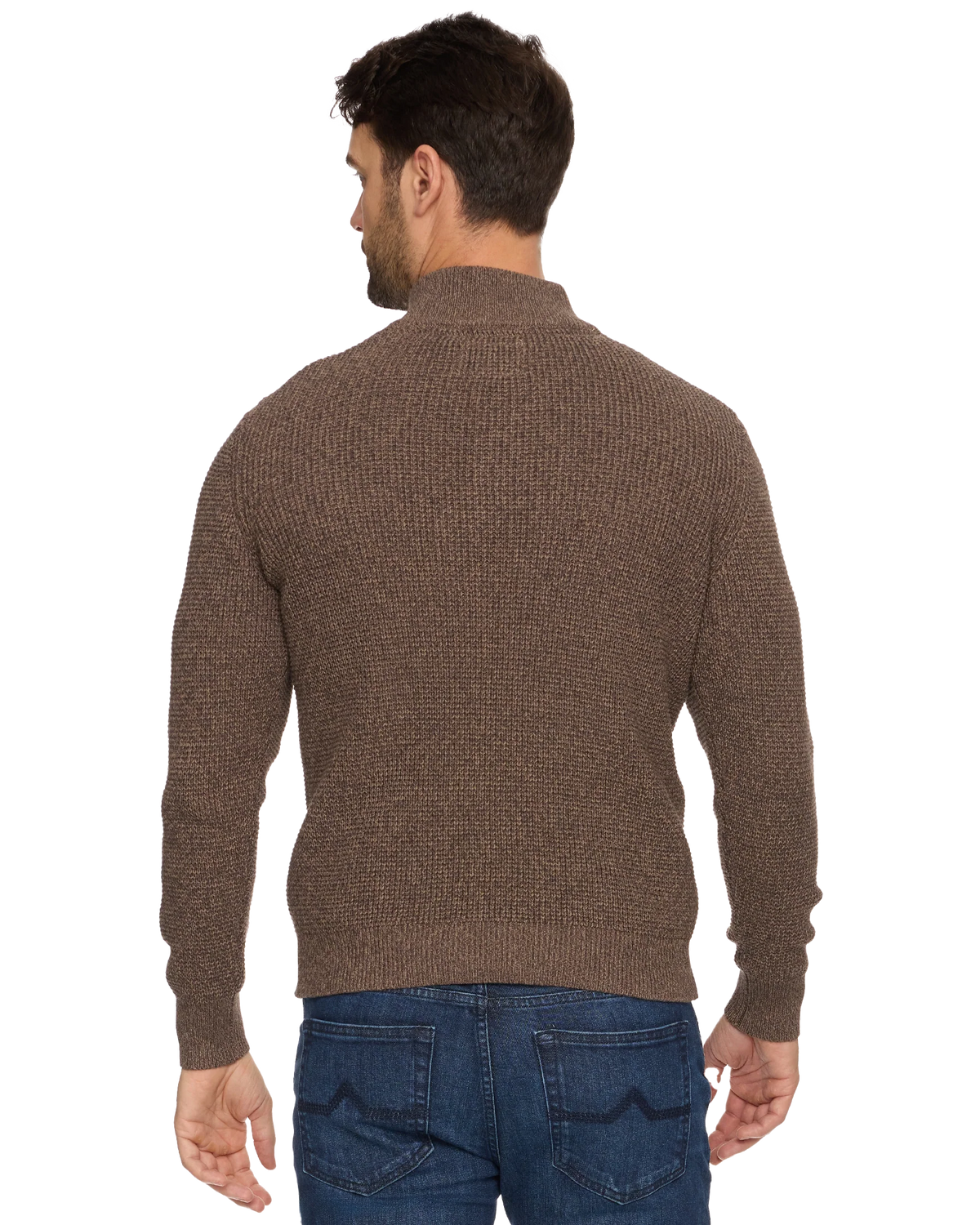 F&A - Denver Mock Neck Brown