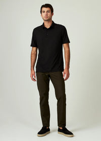 Core Polo - Black - 7 Diamonds