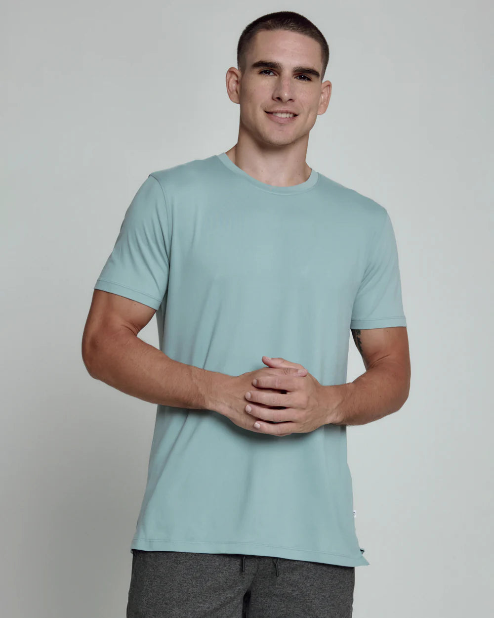 Core Crew Tee-Seafoam-7 Diamonds