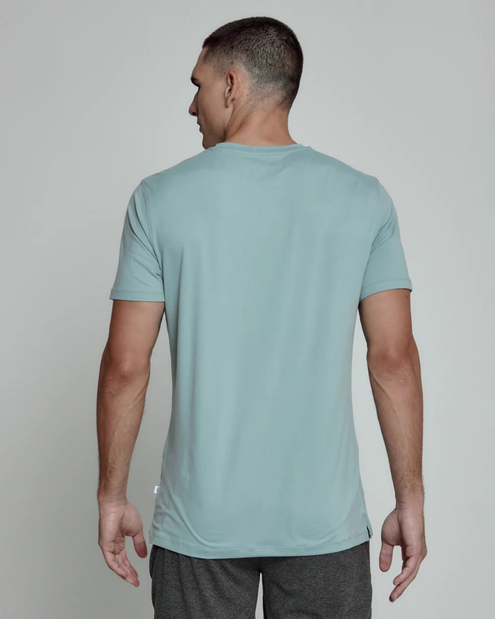 Core Crew Tee-Seafoam-7 Diamonds