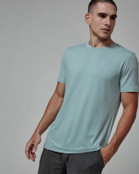 Core Crew Tee-Seafoam-7 Diamonds