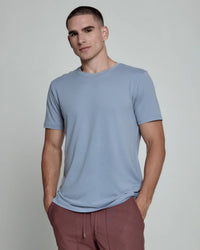 Crew Neck Tee - Thundercloud