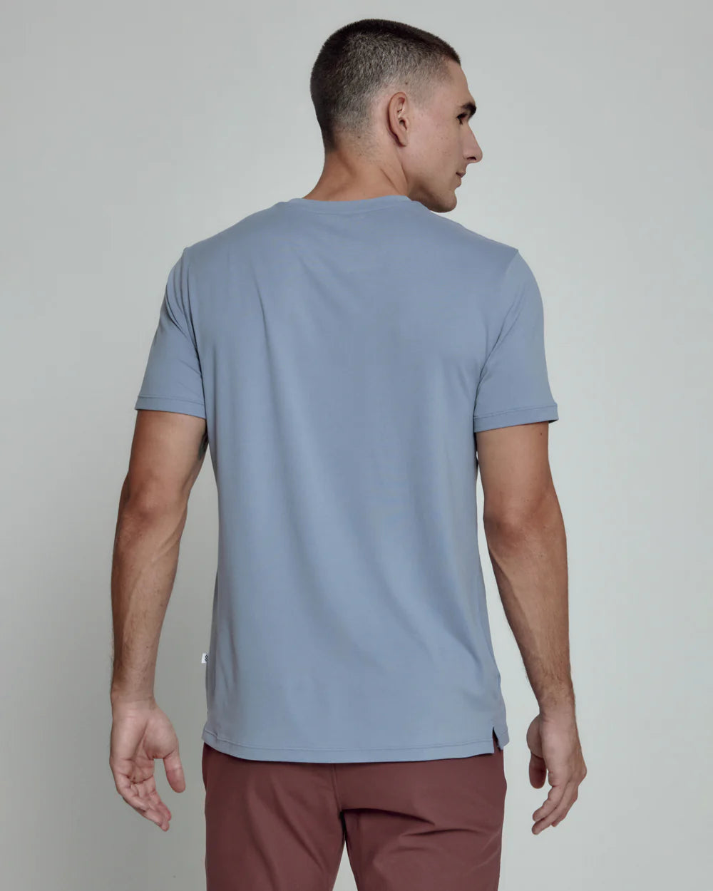 Crew Neck Tee - Thundercloud