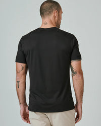 Core Crew Tee-Black-7 Diamonds