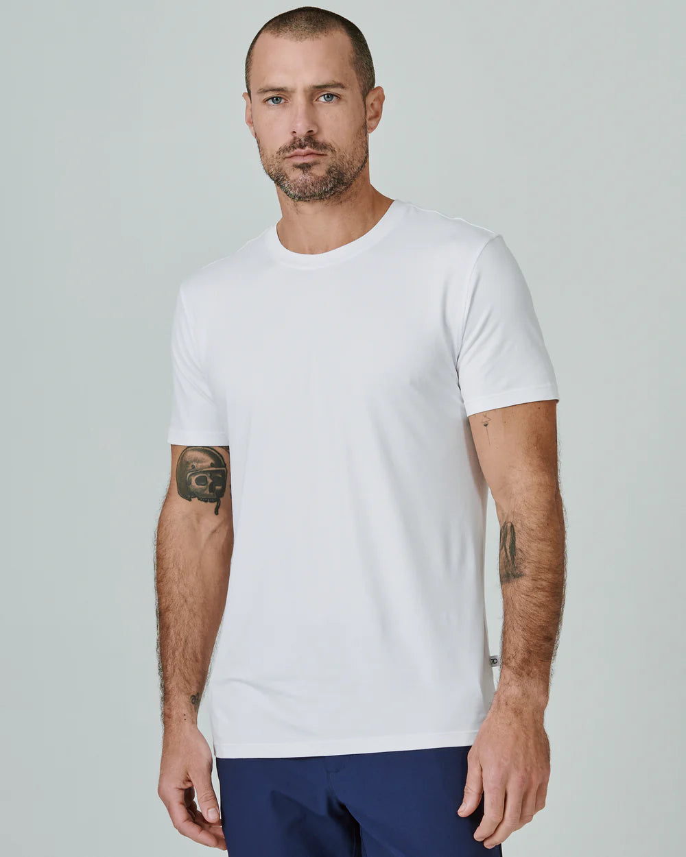 Crew Neck Tee - White
