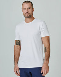 Crew Neck Tee - White