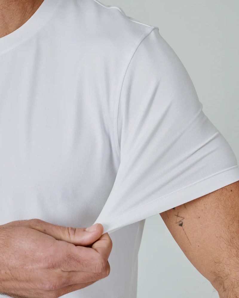 Crew Neck Tee - White