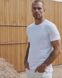 Crew Neck Tee - White