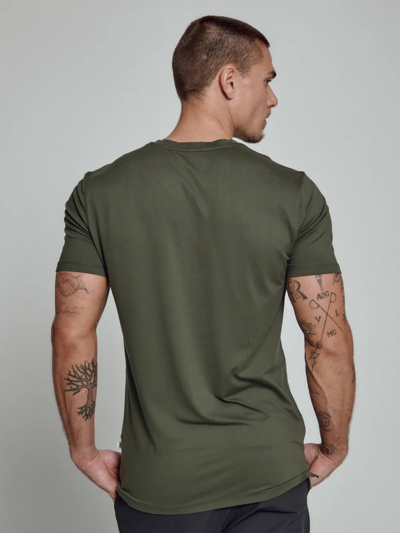 Core V-Neck Tee - Olive