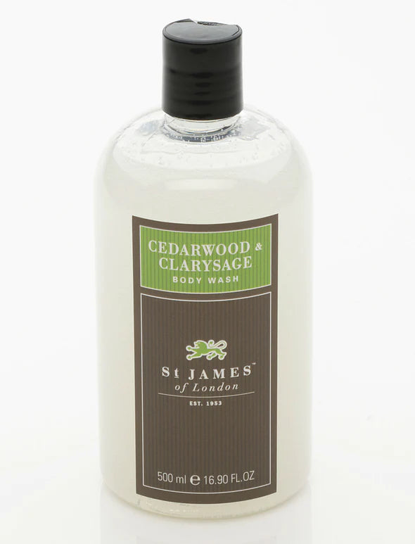 Cedar Wood and Clarysage Body Wash - St. James of London