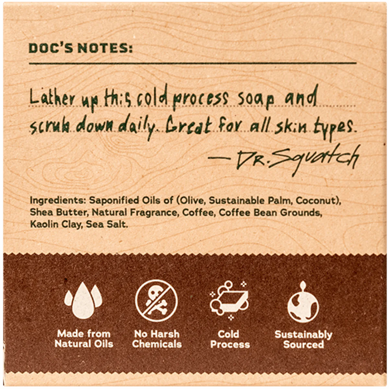 Cold Brew Cleanse-Bar Soap- Dr Squatch