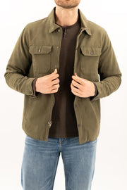 Quilted Deck Jacket - Ivy Green