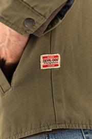 Quilted Deck Jacket - Ivy Green