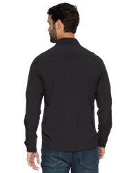 Desert Son UPF Perf. LS Western Shirt - Black