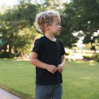 Youth Go To Tee - Black