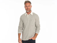 Waffle Rugby Shirt - Heather Gray