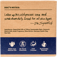 Deep Sea Goat's Milk-Bar Soap- Dr Squatch