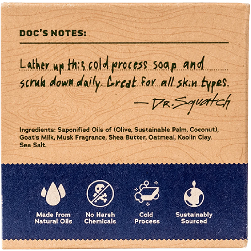 Deep Sea Goat's Milk-Bar Soap- Dr Squatch