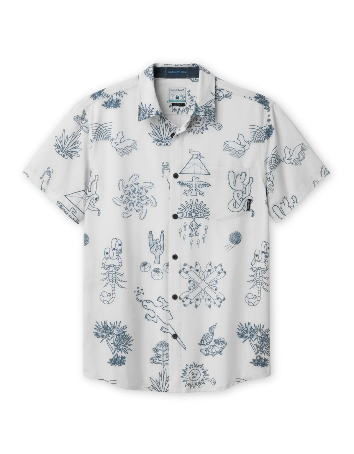 Desert Martians - Gray Vagabond Button Up